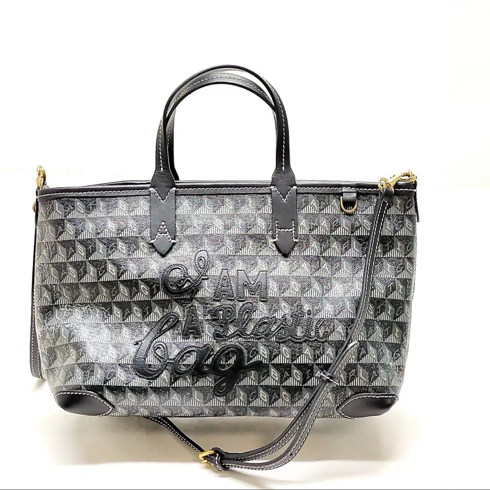 ANYA HINDMARCH Shoulder Bag Black PVC 4457844